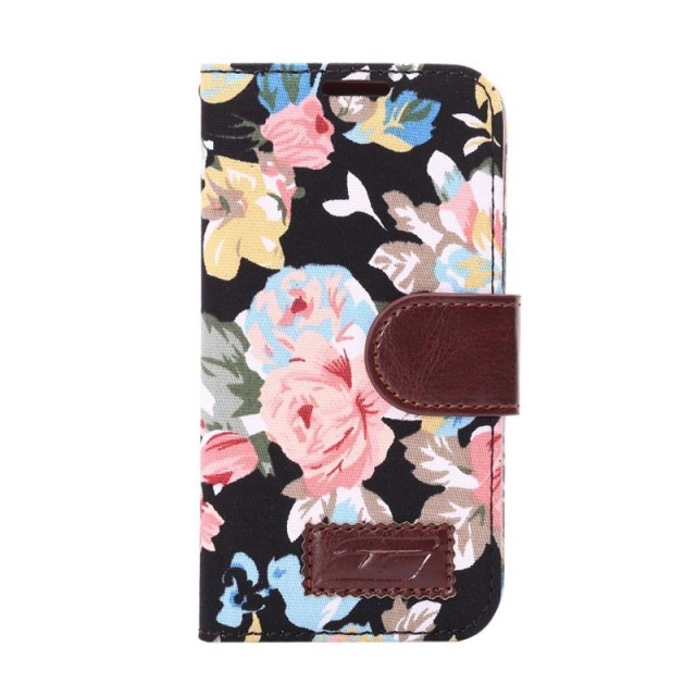 Lommebok Etui for Samsung Galaxy S5 Mini Rose Svart