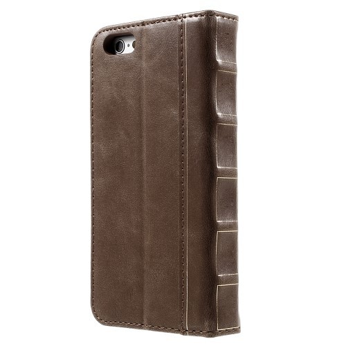 Bok Etui m/kortlommer for iPhone 6 Brun