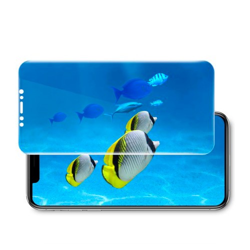 iPhone XS Max 6,5 Skjermbeskytter Heldekkende Hydrogel Folie 2pk