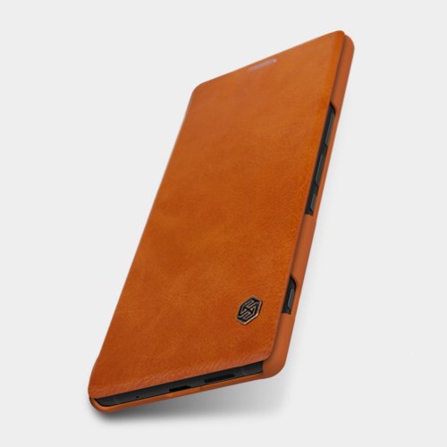 Sony Xperia 1 Slimbook Etui Qin Ingefærbrun