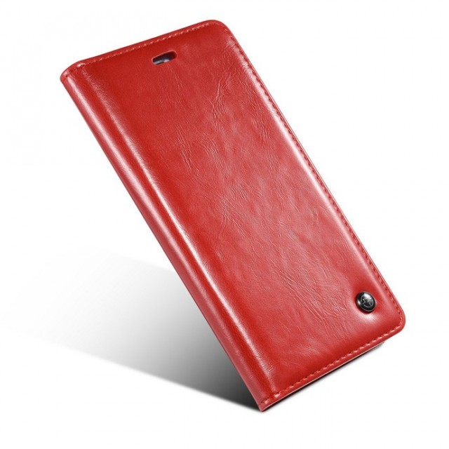 iPhone 6 Pluss/6s Pluss 5,5" Klassisk Etui m/1 kortlomme Rød