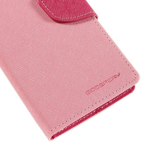 Etui m/kortlommer for HTC One M9 Mercury Lys Rosa