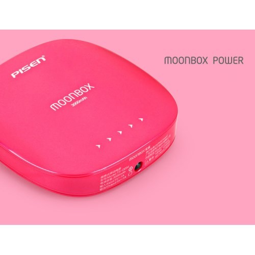 Moon Box Strømbank for Smartelefoner Rosa