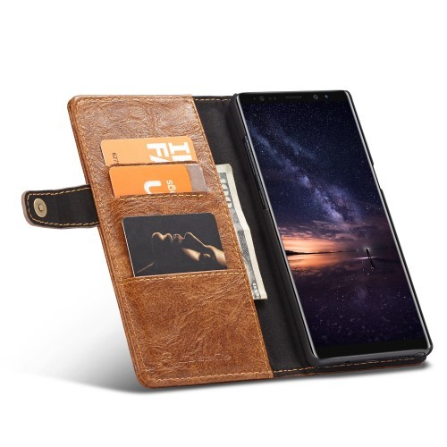Galaxy Note 9 Lommebok Etui m/kortlommer Urban Ingefær(brun)