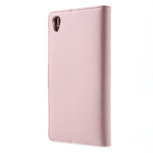 Lommebok Etui for Xperia Z3+ Genuine Rosa