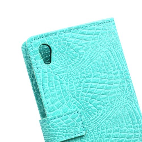 Lommebok Etui for Sony Xperia Z3+ Croco Mint