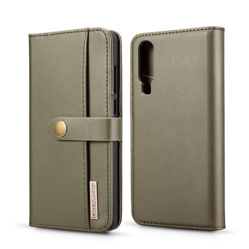 Huawei P30 2i1 Etui m/3 kortlommer Classic Lux Mosegrønn