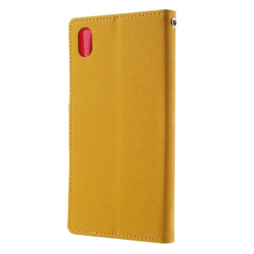 Lommebok Etui for Sony Xperia Z3+ Mercury Gul