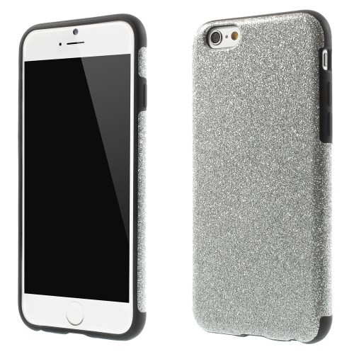 Deksel for iPhone 6/6s Glitter Sølv