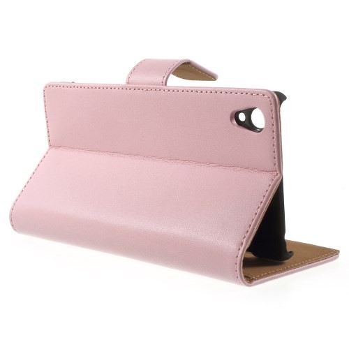 Lommebok Etui for Xperia Z3+ Genuine Rosa