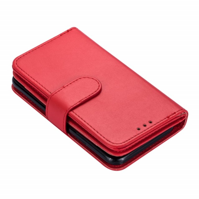 iPhone 11 Pro Max 6,5" Lommebok Etui m/ 9 kortlommer Rød