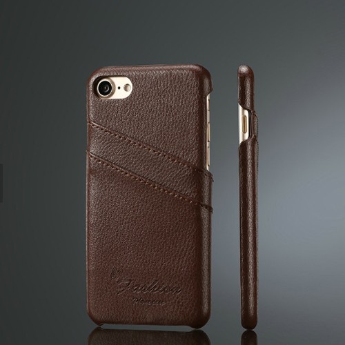Deksel for iPhone 6/6s Premium PocketCase Brun