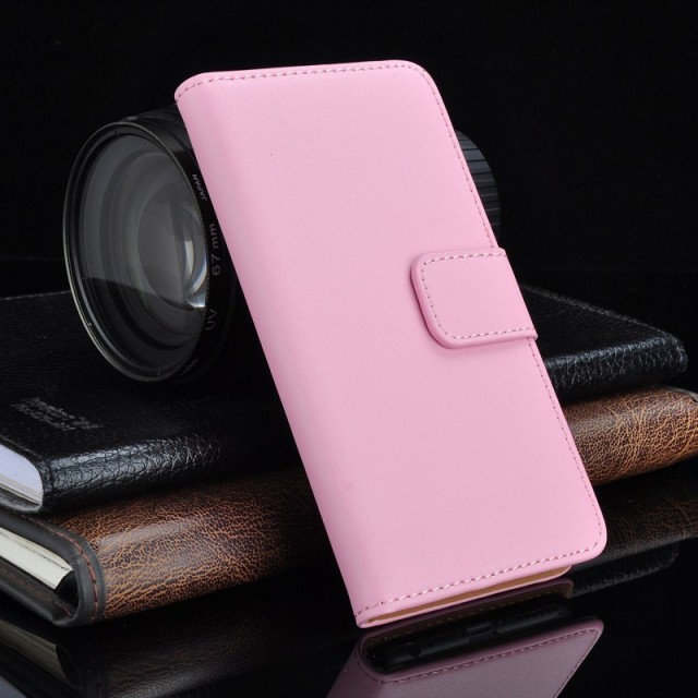 Lommebok Etui for Xperia Z3 Compact Genuine Lys Rosa