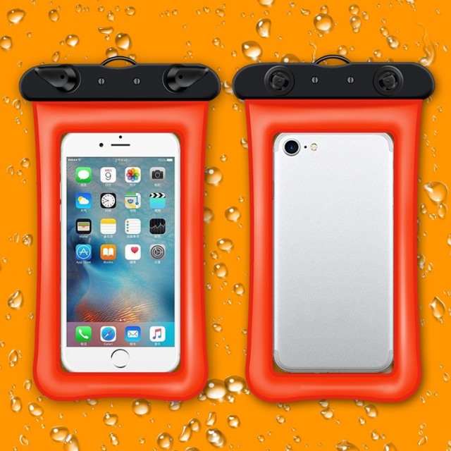 Vanntett Mobiletui XL m/ Flyteevne Orange