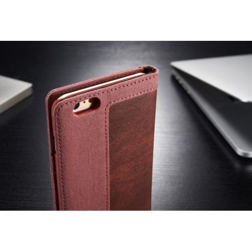 Lommebok Etui for iPhone 6/6s Canavas Rosa