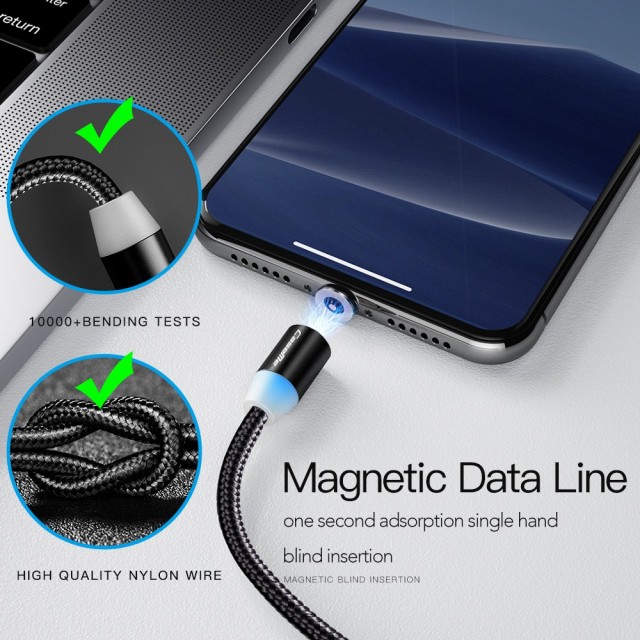 USB Sync og ladekabel Type C Quick Connect 1 Meter Quick Connect