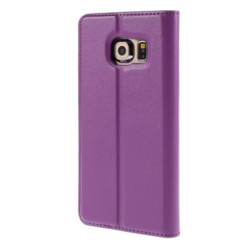 Slimbook Etui m/displayvindu for Galaxy S6 Edge Mercury Lilla