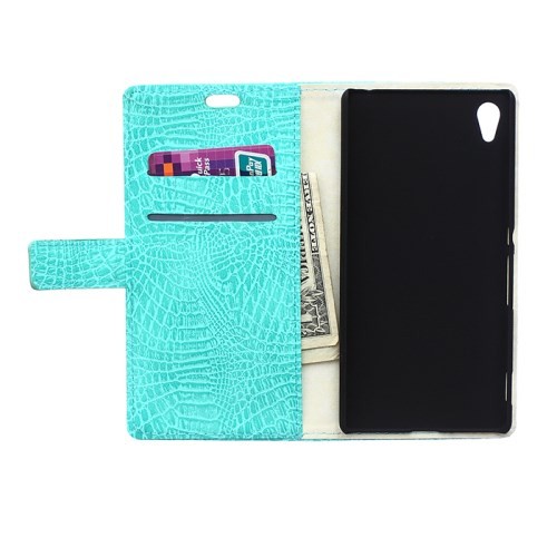 Lommebok Etui for Sony Xperia Z3+ Croco Mint