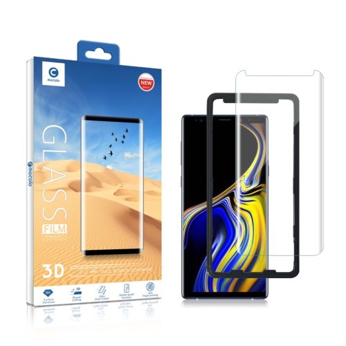 Galaxy Note 9 Glasskjermbeskytter med Easy App Monteringsverktøy Transparent