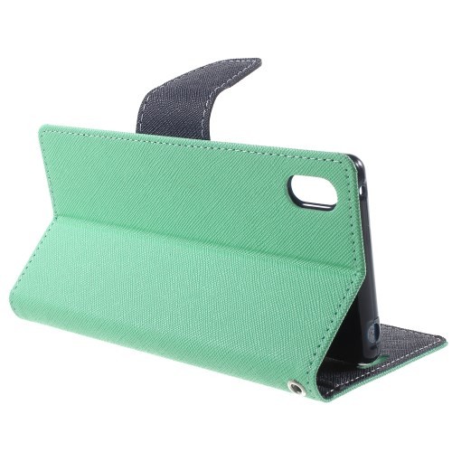 Lommebok Etui for Sony Xperia Z3+ Mercury Mint Grønn
