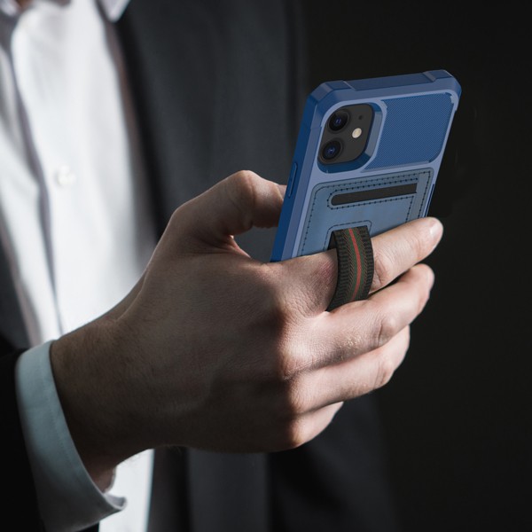 Galaxy Note 10+ (Pluss) Deksel Armor Wallet Pro Midnattsblå