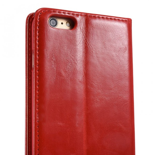 iPhone 6 Pluss/6s Pluss 5,5" Klassisk Etui m/1 kortlomme Rød