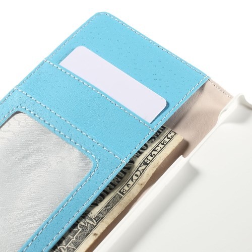 Lommebok Etui for Sony Xperia Z3+ Lychee Lys Blå