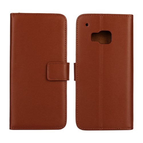 Lommebok Etui for HTC One M9 Genuine Brun