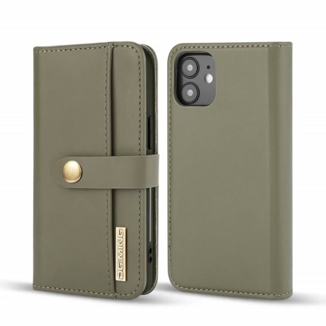 iPhone 12 Mini 5,4" 2i1 Etui m/3 kortlommer Classic Lux Mosegrønn