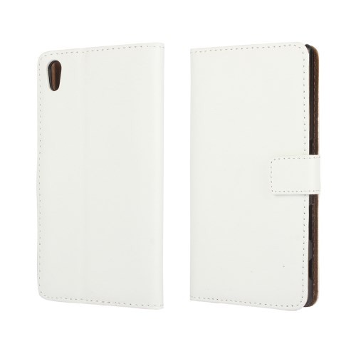 Lommebok Etui for Xperia Z5 Compact Genuine Hvit