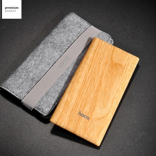 Wood Premium Strømbank 7000mAh for Smartelefoner