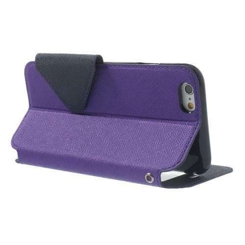 Etui for iPhone 6 Roar m/Skjermvindu Lilla