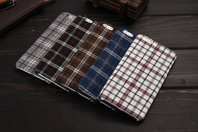 iPhone 6/6s 4,7" Deksel Tartan mønster