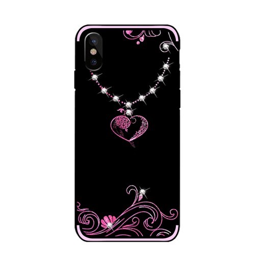 iPhone XS / X Deksel Dekor Jewels One Hart