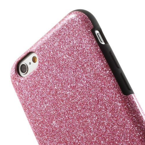 Deksel for iPhone 6/6s Glitter Rosa
