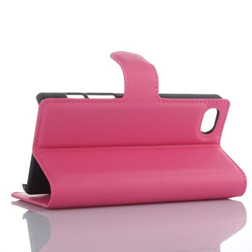 Lommebok Etui for Sony Xperia Z5 Compact Lychee Rosa