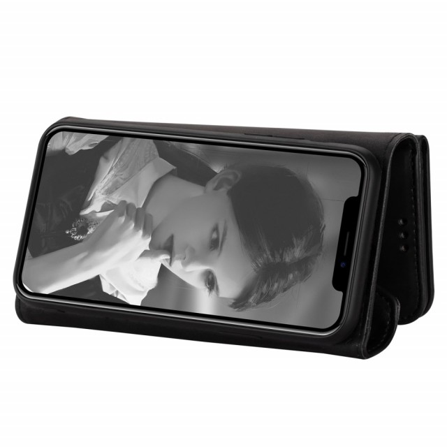 iPhone 12 Pro Max 6,7" Konvoluttveske Lommebok Etui Svart