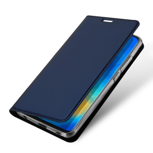 Huawei Mate 20 Pro Slimbook Etui med 1 kortlomme - Midnattsblå