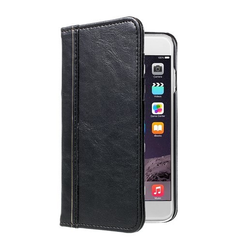 Bok Etui m/kortlommer for iPhone 6 Svart