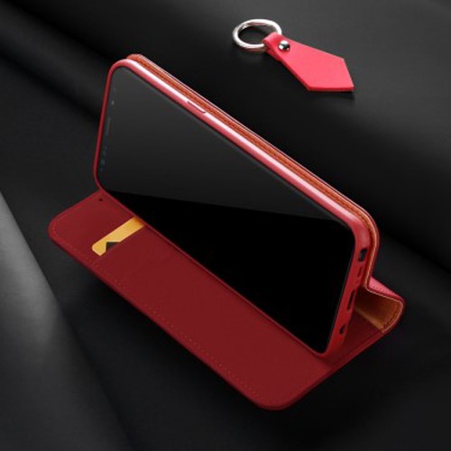 Galaxy Note 9 Lommebok Etui Genuine Lux Rød