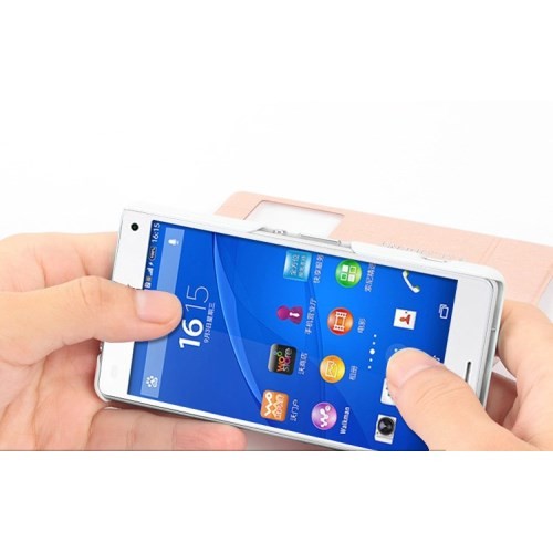 Slimbook Etui for Sony Xperia Z3 Compact Ice Champagne