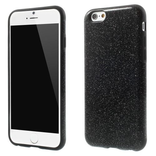 Deksel for iPhone 6/6s Glitter Svart