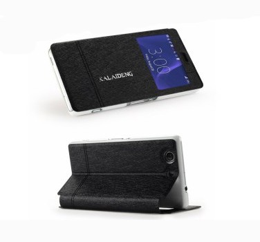 Slimbook Etui for Sony Xperia Z3 Compact Ice Svart