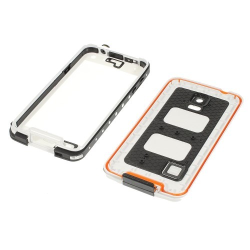 Vanntett Deksel for Galaxy S5 Hvit