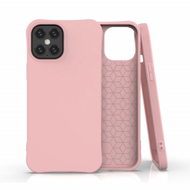iPhone 12 Pro Max 6,7" Deksel SoftCase Rosa