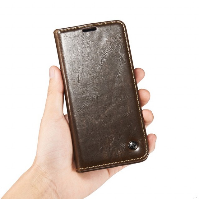 Xperia Z3+ Klassisk Etui m/1 kortlomme Brun