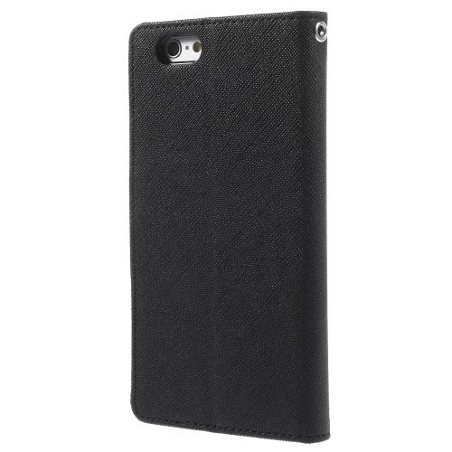 Etui m/kortlommer for iPhone 6/6s Mercury Svart