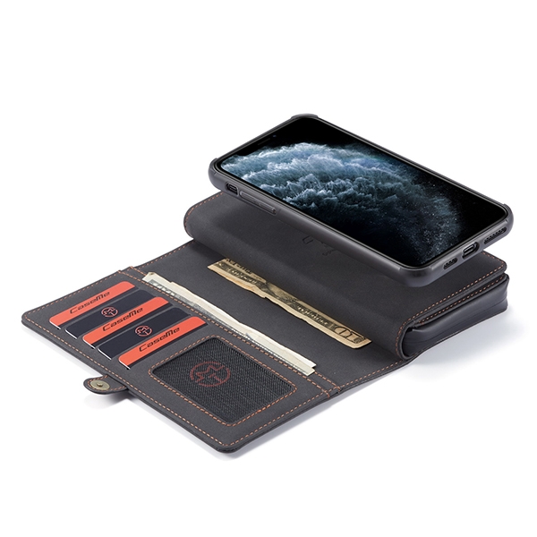 iPhone 12 Pro Max 6,7 2i1 Lommebok Etui m/ 10 kortlommer Koksgrå