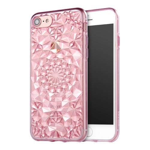 iPhone 6/6s 4,7 Deksel Krystall Rosa