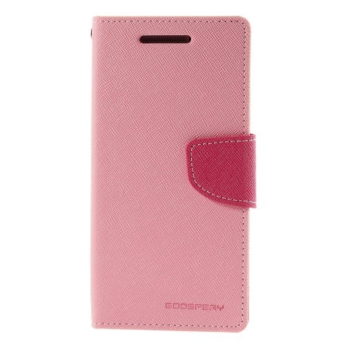 Etui m/kortlommer for HTC One M9 Mercury Lys Rosa